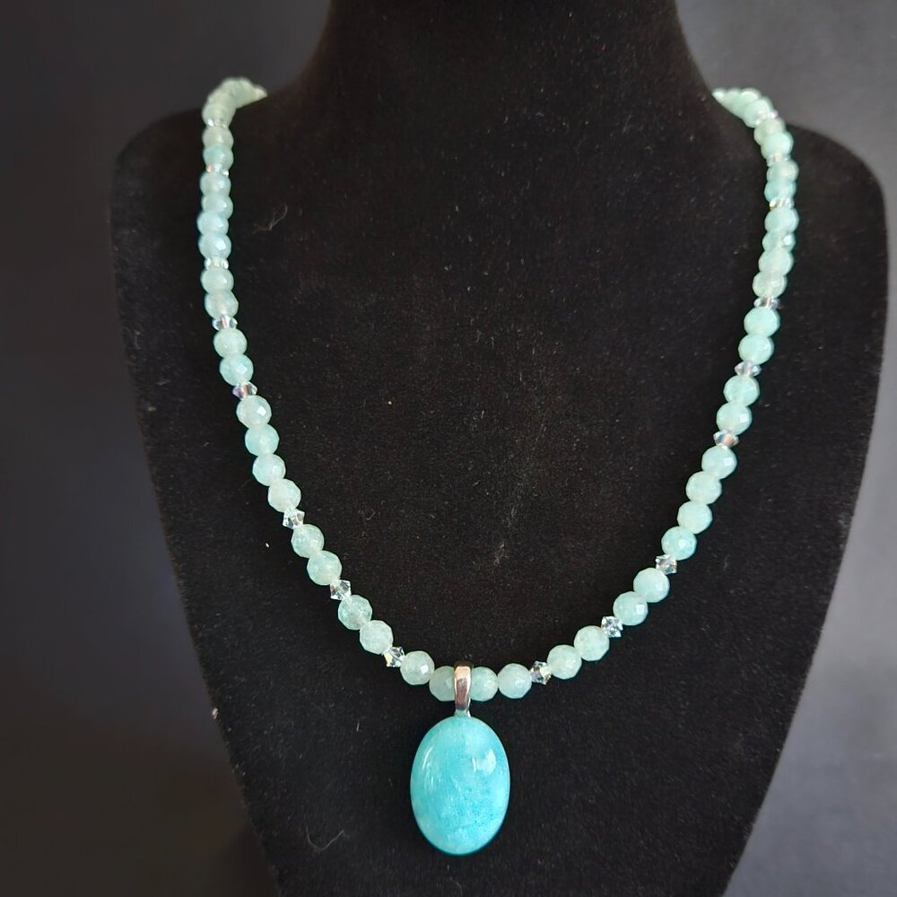 Handcrafted Artisan Amazonite Grade 'Aaa', Jade, … - image 1